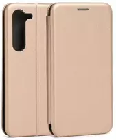 Beline Book Magnetic Sam S23 Plus S916 dėklas telefonui aukso spalvos
