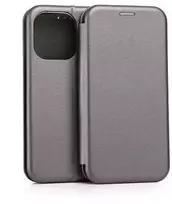 Beline Book Magnetic Apple iPhone 15 Pro 6,1" dėklas telefonui plieno spalvos