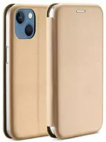 Beline Book Magnetic Apple iPhone 15 Plus 6,7" dėklas telefonui aukso spalvos