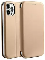Beline Book Magnetic Apple iPhone 15 Pro Max 6,7" dėklas telefonui aukso spalvos