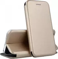 Beline Dėklas Book Magnetic Apple iPhone 13 / 14 6.1″ aukso spalvos