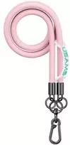 USAMS Universal phone lanyard 1.2m rožinės spalvos ZB282GS03 (US-ZB282)