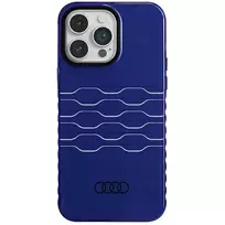 Dėklas Apple iPhone 14 Pro Max Audi IML MagSafe (AU-IMLMIP14PM-A6/D3-BE) mėlynos spalvos