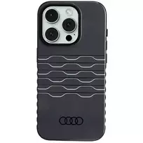 Dėklas Apple iPhone 15 Pro Audi IML MagSafe (AU-IMLMIP15P-A6/D3-BK) juodos spalvos