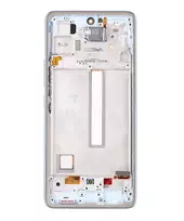 Dėklas LCD ekranas + jutiklinis blokas + priekinis dangtelis Samsung A536B Galaxy A53 5G Awesome Mėlyna (Paslaugų paketas)