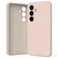 Mercury Silikoninis Samsung Galaxy S24 S921 dėklas telefonui rožinės spalvos sand