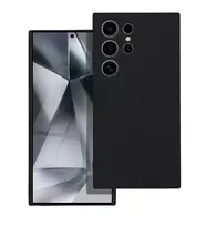 Telforceone Silikoninis dėklas skirtas Samsung Galaxy S24 Ultra telefonui, juodas