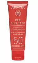 Apivita Bee Sun Safe Hydra Sensitive raminamasis veido kremas SPF 50+ 50ml