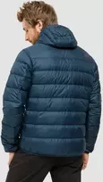 JackWolfskin Vyiška striukė su kapišonu JACK WOLFSKIN HELIUM | mėlyna