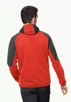 JackWolfskin Vyriška striukė Jack Wolfskin FELDBERG (softshell) | strong red