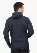 JackWolfskin Vyriška striukė Jack Wolfskin BORNBERG (softshell) | night mėlynas