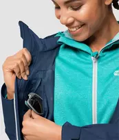 JackWolfskin Vasarinė striukė moterims Jack Wolfskin EAGLE PEAK JACKET W