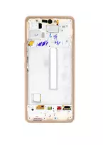 Dėklas LCD ekranas + jutiklinis blokas + priekinis dangtelis Samsung A536B Galaxy A53 5G Awesome Peach (pakeitimų paketas)