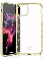 ITSKINS HYBRID CLEAR dėklas, skirtas iPhone 11 Pro / XS / X®. Šviesiai geltonas ir skaidrus.