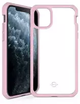ITSKINS HybridSolid, Dėklas, Apple, iPhone 11 Pro Max, 16,5 cm (6,5"), Rožinis, Permatomas