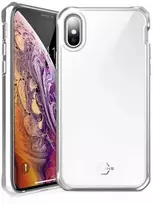 ITSKINS HYBRID GLASS dėklas, skirtas iPhone XS / X®. Sidabrinis