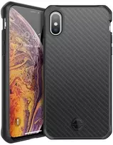 ITSKINS HybridFusion, Dėklas, Apple, iPhone Xs Max, 16,5 cm (6,5"), Anglies pluošto