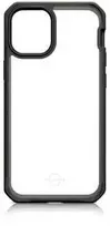 ITSKINS FERONIABIO PURE dėklas, skirtas „iPhone 12 mini®“. Juodas ir skaidrus.
