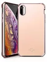 ITSKINS HYBRID GLASS dėklas, skirtas iPhone XS / X®. Rožinis