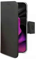 Celly WALLY1055, Piniginės formos dėklas, Apple, iPhone 15 Plus, 17 cm (6,7 colio), juodas