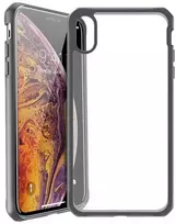 ITSKINS HybridFrost, Dėklas, Apple, iPhone Xs Max, 16,5 cm (6,5"), Juodas, Permatomas