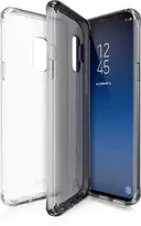 ITSKINS NANO DUO dėklas, skirtas „Samsung Galaxy S9+®“. Juodas ir skaidrus.