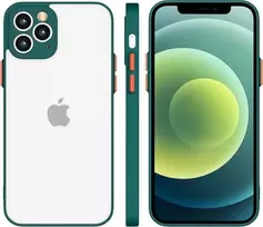 Hurtel Milky silikoninis dėklas skirtas Samsung Galaxy A22 4G, tamsiai žalias