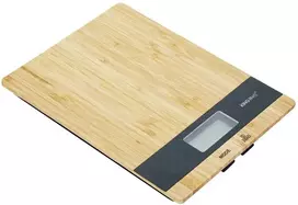 Virtuvinės svarstyklės Waga Svarstyklės Bambukinės virtuvės svarstyklės, 5kg, „Kinghoff“