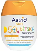 Astrid Vaikiškas veido ir kūno losjonas įdegiui SPF 50 nuo saulės, 60 ml