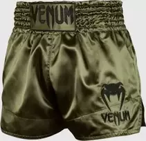 Muay Thai šortai Venum Classic – chaki/juodi