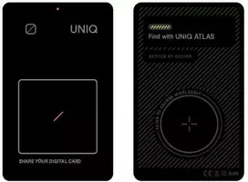 UNIQ daiktų ieškiklis NFC Atlas pilkos spalvos UNIQ-ATLASCARDTRK-GRAPHITE
