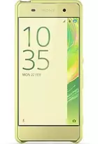 Dėklas "Sony Style Cover SBC26" dangtelis "Xperia XA" liepų aukso spalvos