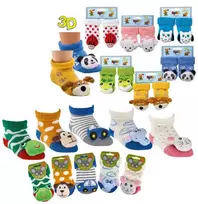 WOWERAT lavinančios kūdikių kojinytės su žaisliukais BABY RATTLE