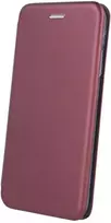 Reach Dėklas Book Elegance Xiaomi Redmi 12/Redmi Note 12R/Poco M6 Pro 5G tamsiai raudonas