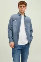 Džinsiniai marškiniai JACK & JONES