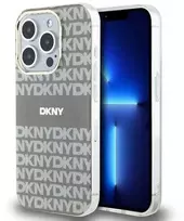 Apple iPhone 15 Pro DKNY dėklas IML Mono & Stripe MagSafe (DKHMP15LHRHSEE) beige