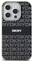 Apple iPhone 15 Plus / 14 Plus DKNY dėklas IML Mono & Stripe MagSafe (DKHMP15MHRHSEK) juodos spalvos