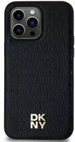 Samsung Galaxy S24 Ultra DKNY Odinis Dėklas Pattern Metal Logo MagSafe (DKHMS24LPSHRPSK) juodos spalvos