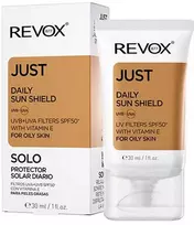 Revox B77 Just Daily Sun Shield Vitamin E Apsauga nuo saulės Sunscreen Kreminis For Face & Neck SPF 50+, 30 ml