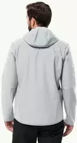 JackWolfskin Vyriška striukė Jack Wolfskin BORNBERG (softshell) | cool pilkas