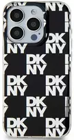 DKNY PC/TPU Checkered Pattern dėklas telefonui Apple iPhone 14 Pro Max juodos spalvos