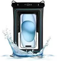 Fixed Dėklas vandeniui atsparus Float Max iPhone skaidrus/juoda