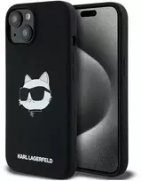 Apple iPhone 15 Plus / 14 Plus Karl Lagerfeld dėklas Crossbody IML Karl Head MagSafe (KLHMP15MSCHPPLK) juodos spalvos
