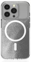STM Relax Sand MagSafe – dėklas, skirtas iPhone 15 Pro Max (skaidrus / baltas)