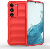 Hurtel Magic Shield dėklas skirtas Samsung Galaxy S23 +, raudonas