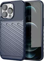 Hurtel Thunder Flexible Tough Rugged TPU iPhone 13 Pro dėklas telefonui mėlynos spalvos