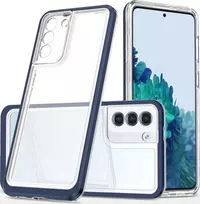 Hurtel Clear dėklas skirtas Samsung Galaxy S21 + 5G (S21 Plus 5G), mėlynas