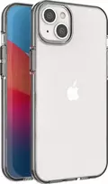 Hurtel Spring Apple iPhone 14 Plus silikoninis with a frame dėklas telefonui juodos spalvos
