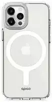 Dėklas Epico Hero cover for iPhone 12 / 12 Pro with MagSafe mounting support - transparent