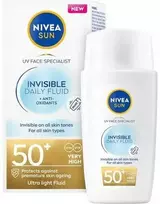 Nivea odos kremas Specialist Invisible Fluidas SPF 50+ 40 ml
